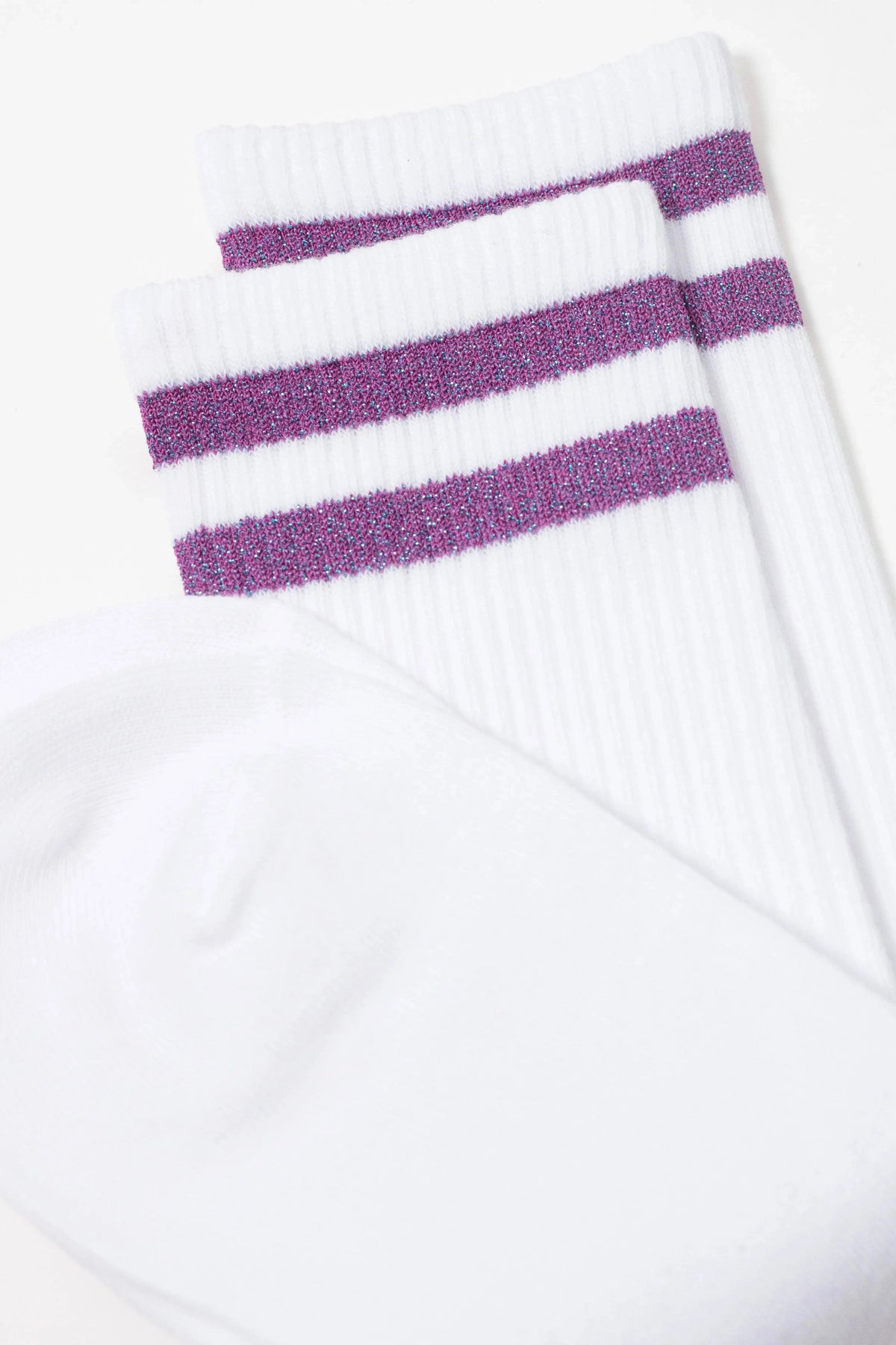 Conte Active Cotton Long Socks with Lurex Stripes