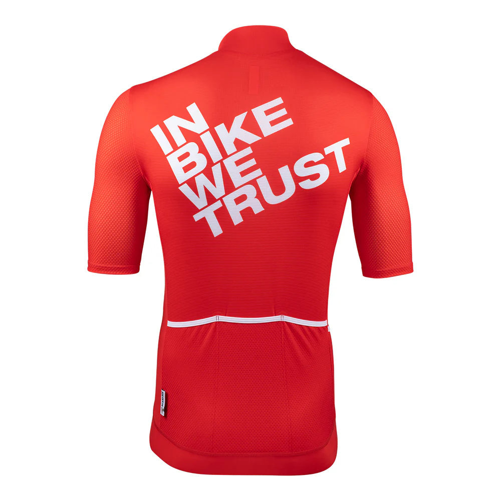 Cinelli Tempo Men's Cycling Jersey | Red