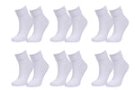 Tittimitti Women’s 98% Organic Cotton Crew Socks | 6-Pack