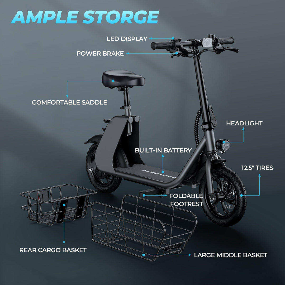 Windhorse C2 Cargo Electric Scooter