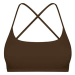 Women Cross Back Padded Sport Bra