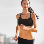 Women Cross Back Padded Sport Bra