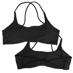 Women Cross Back Padded Sport Bra