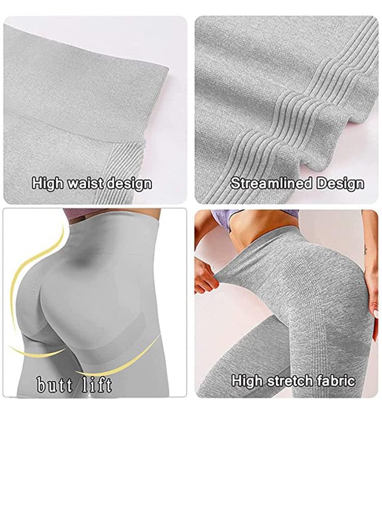 High Waist Seamless Workout Leggings