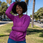 Women's Bamboo French Terry Zip Hooded Sweatshirt