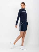 Women's Golf 15" Eloise Skirt | Midnight/White