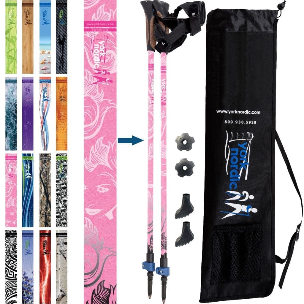 Official Nordic Walking Poles | Heights up to 6’2”
