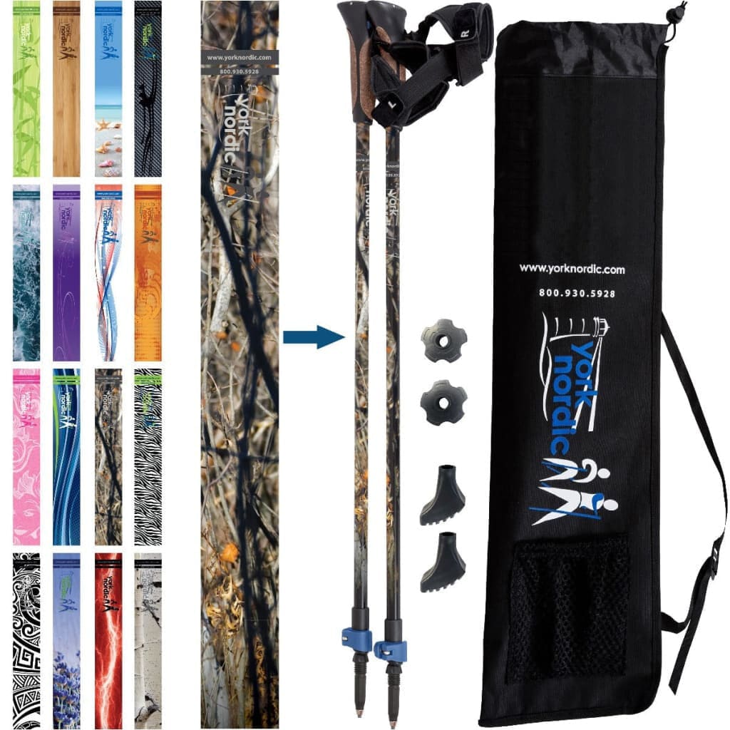 Official Nordic Walking Poles | Heights up to 6’2”