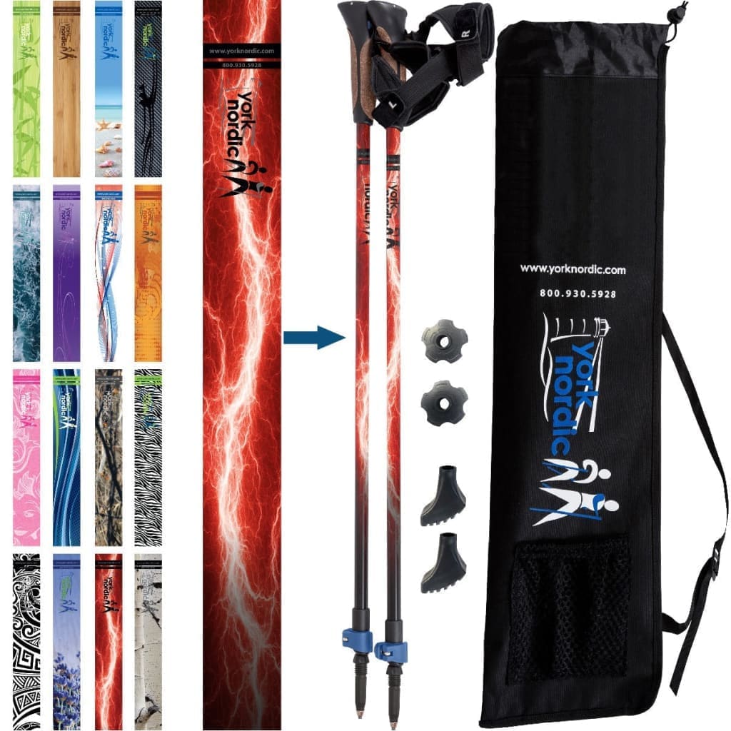 Official Nordic Walking Poles | Heights up to 6’2”