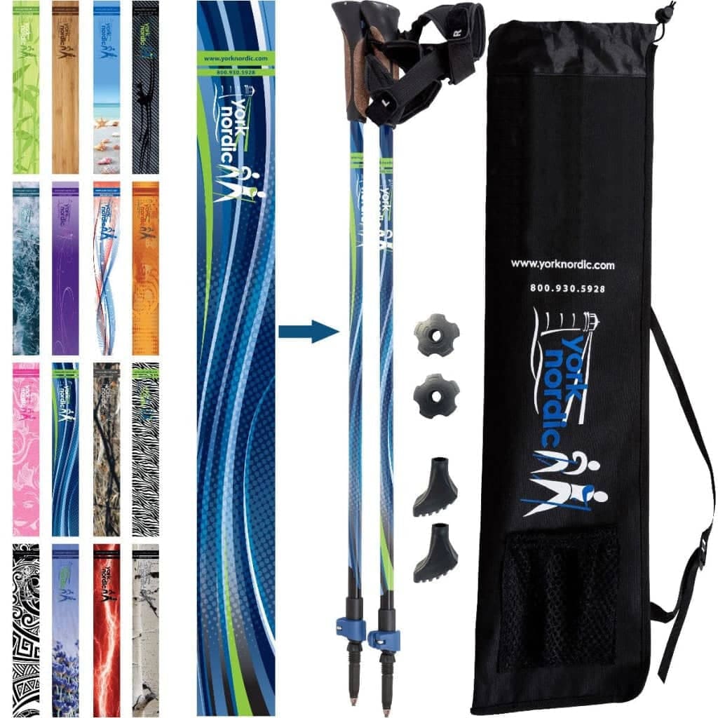 Official Nordic Walking Poles | Heights up to 6’2”