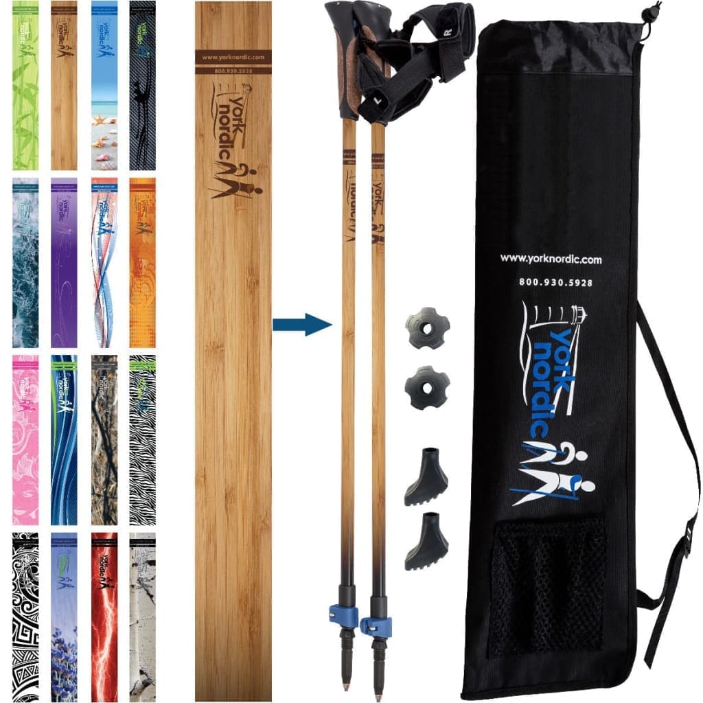 Official Nordic Walking Poles | Heights up to 6’2”