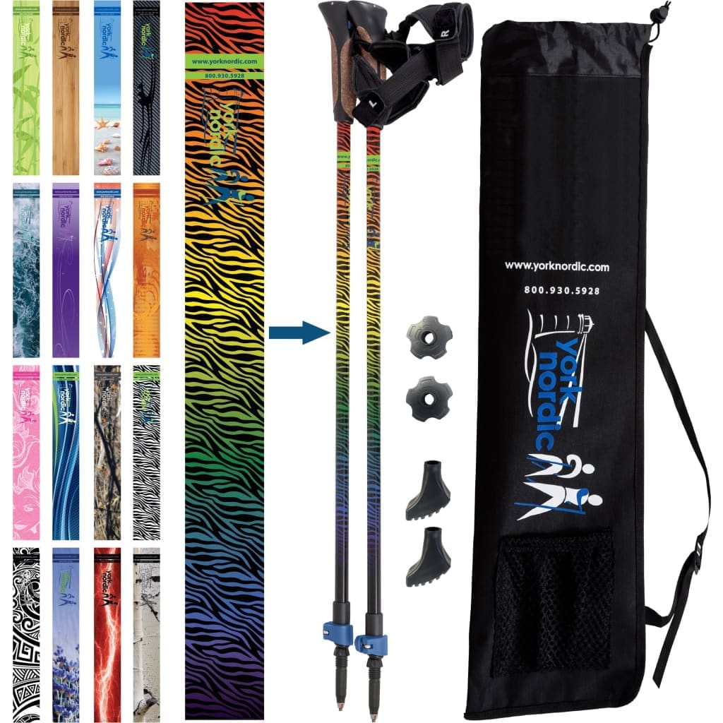 Official Nordic Walking Poles | Heights up to 6’2”
