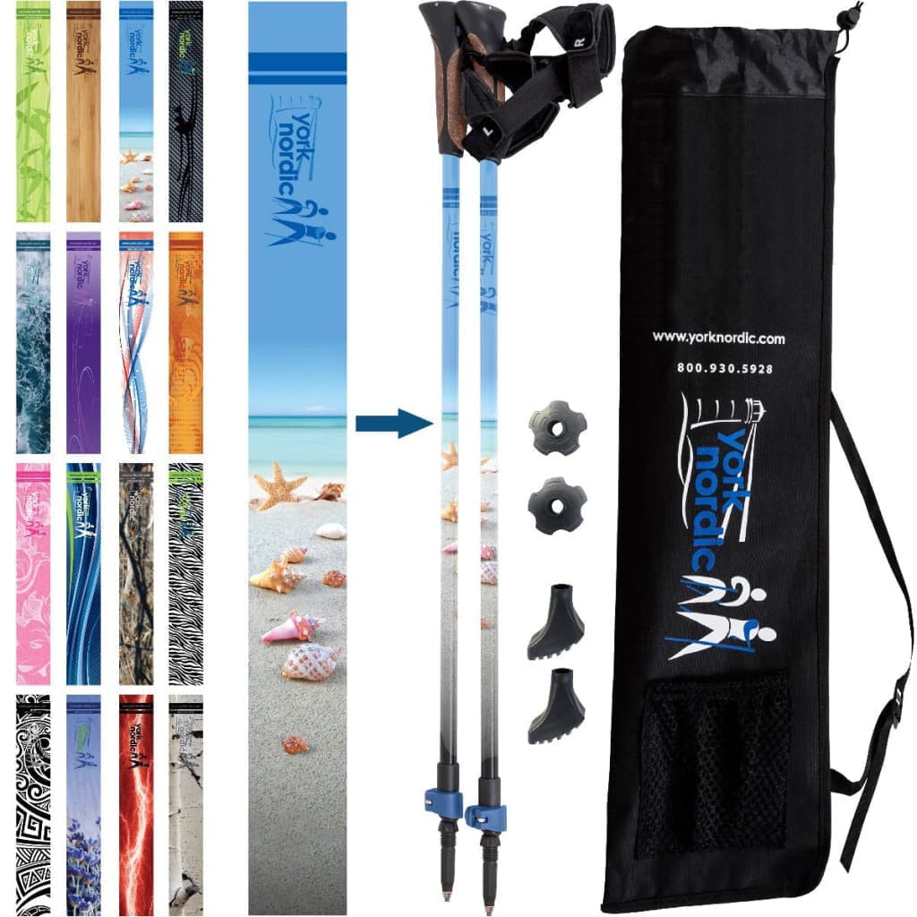 Official Nordic Walking Poles | Heights up to 6’2”