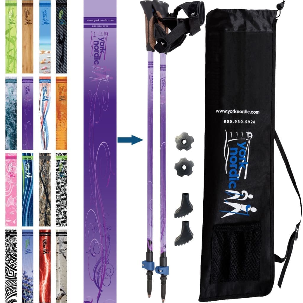Official Nordic Walking Poles | Heights up to 6’2”