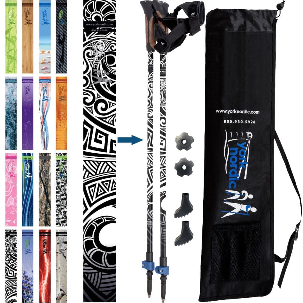 Official Nordic Walking Poles | Heights up to 6’2”