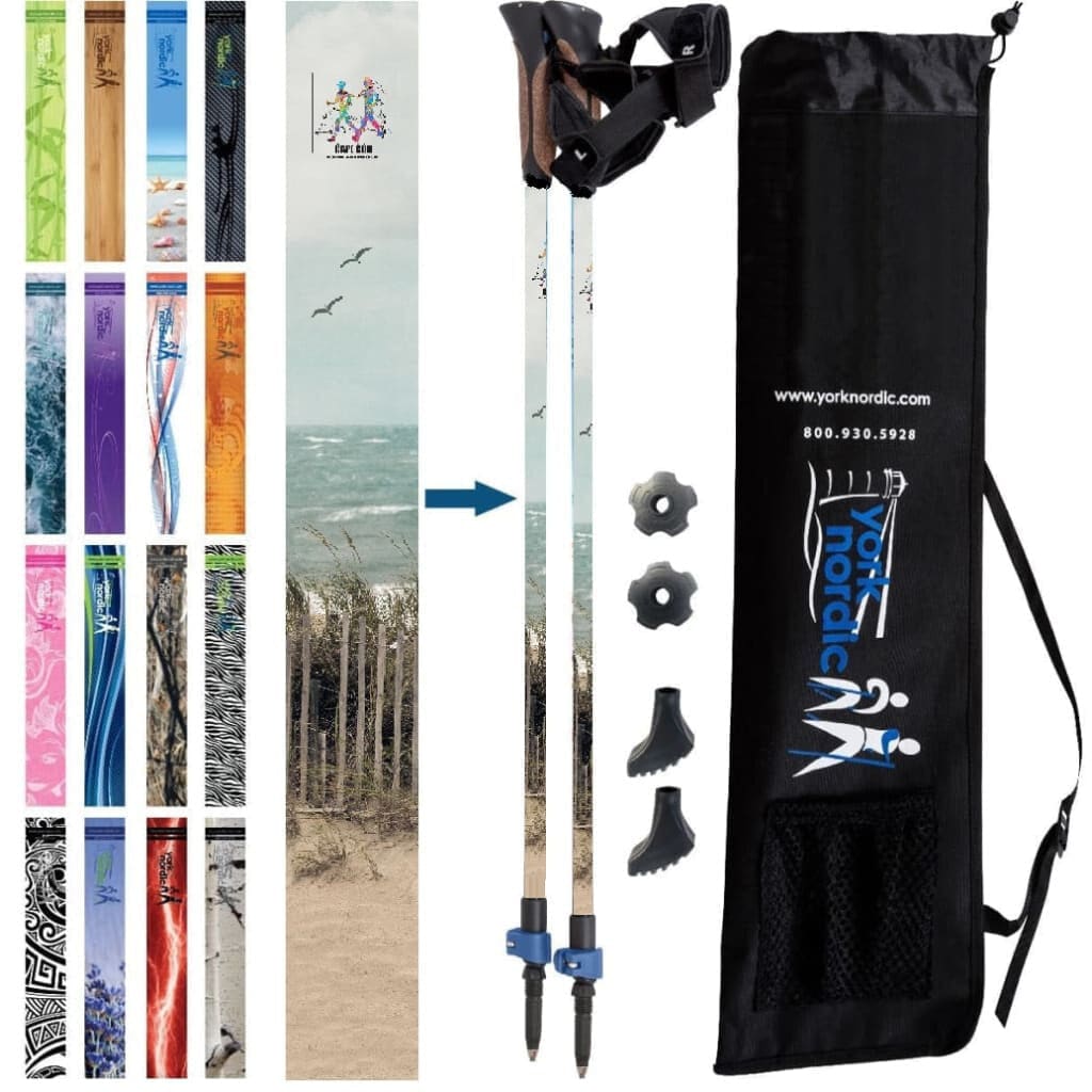 Official Nordic Walking Poles | Heights up to 6’2”