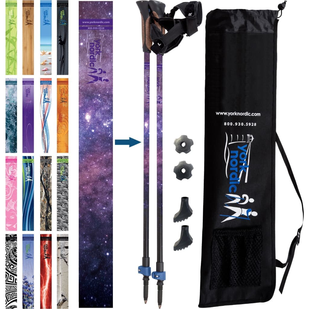 Official Nordic Walking Poles | Heights up to 6’2”