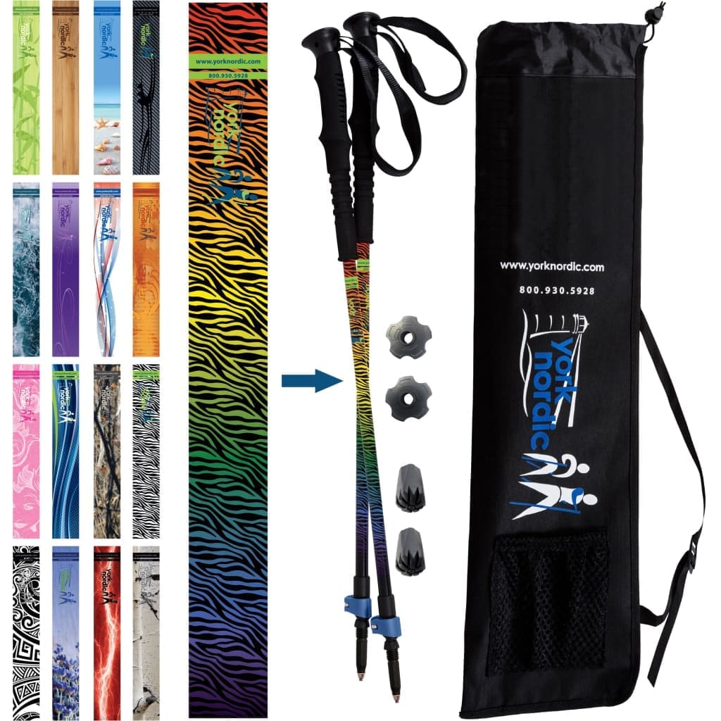 Official Casual Trek Hiking & Walking Poles | Heights Up To 6’2”