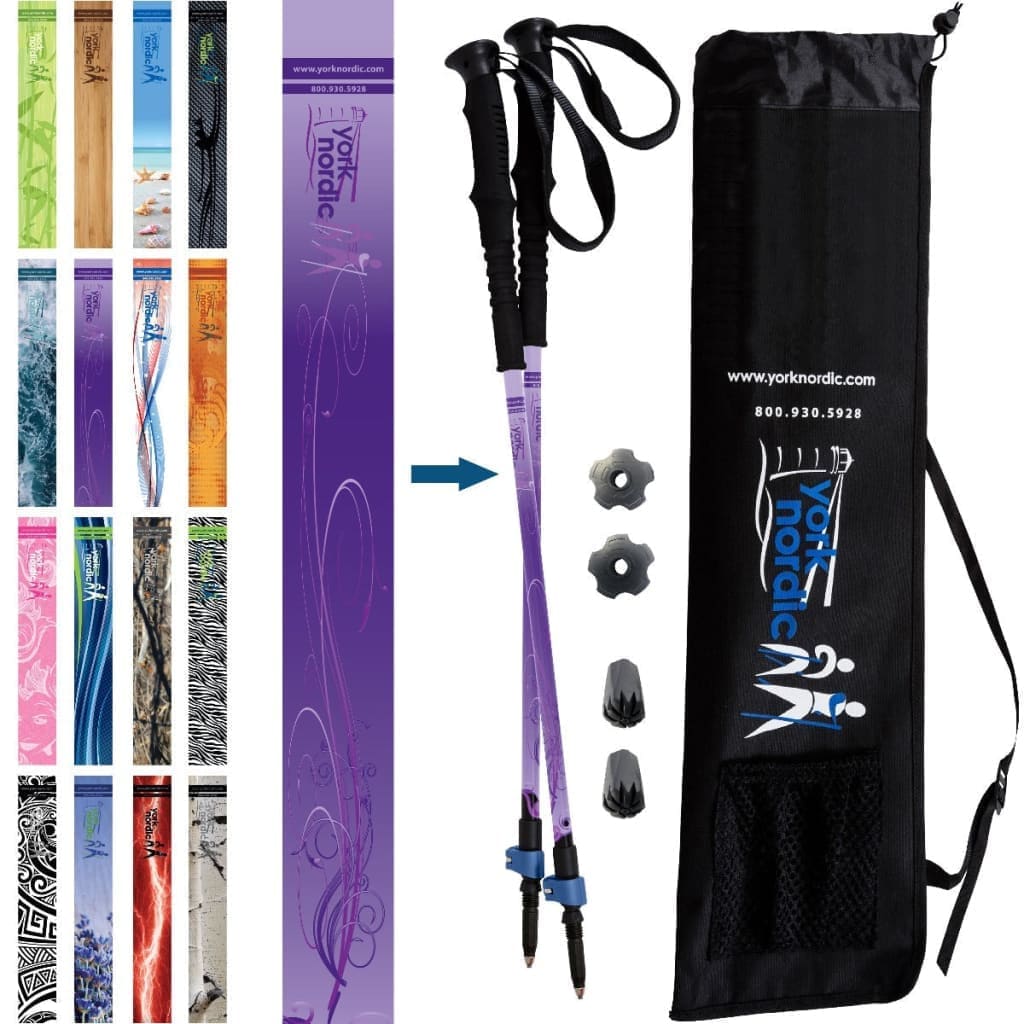 Official Casual Trek Hiking & Walking Poles | Heights Up To 6’2”