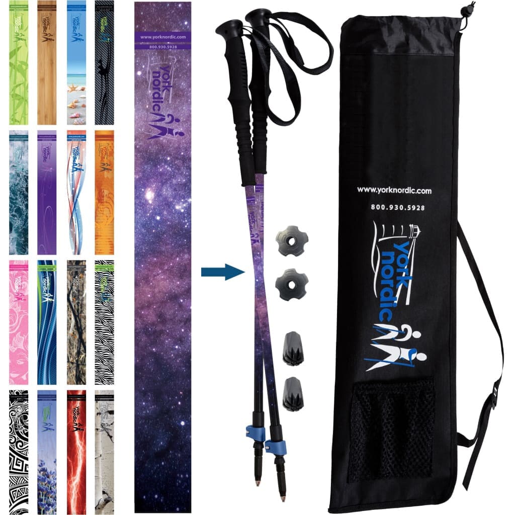 Official Casual Trek Hiking & Walking Poles | Heights Up To 6’2”