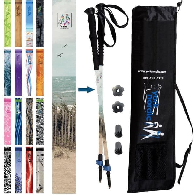 Official Casual Trek Hiking & Walking Poles | Heights Up To 6’2”