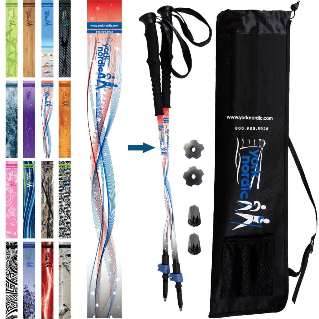 Official Casual Trek Hiking & Walking Poles | Heights Up To 6’2”