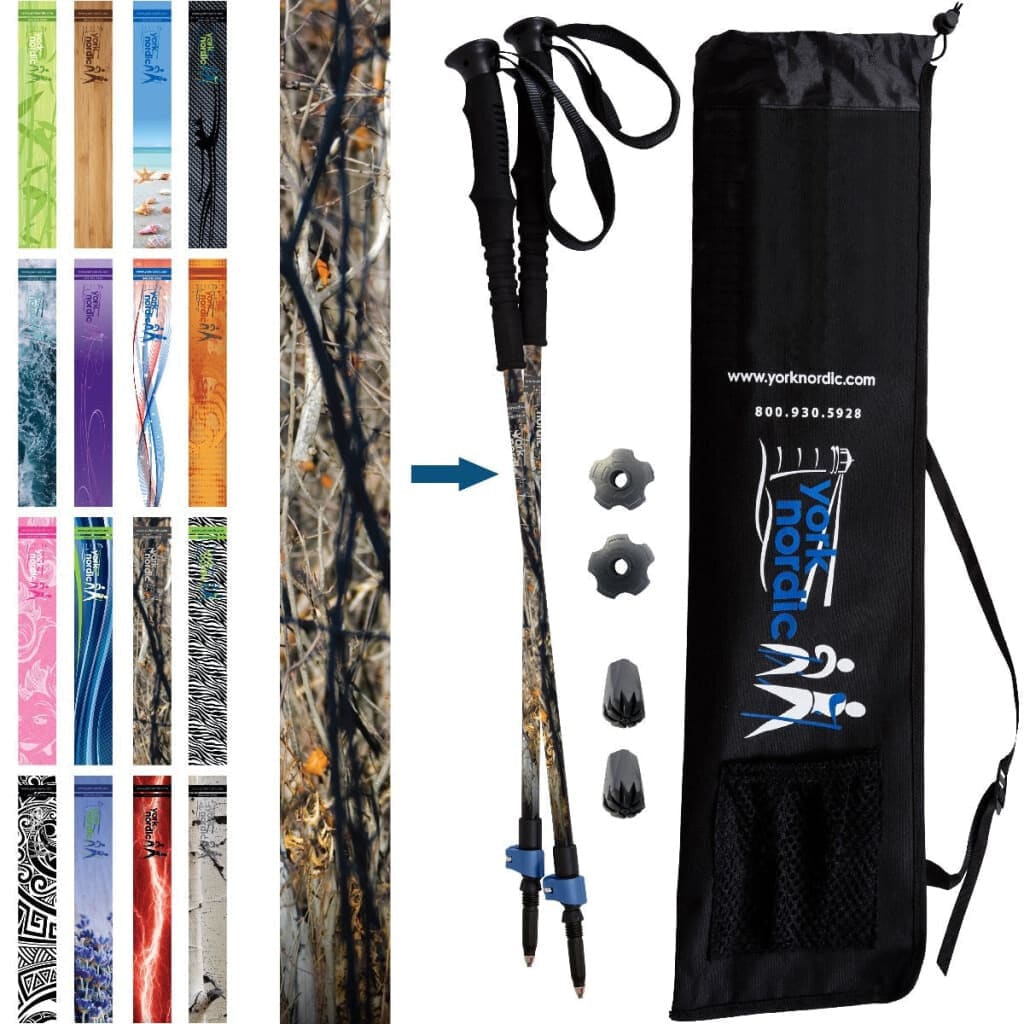 Official Casual Trek Hiking & Walking Poles | Heights Up To 6’2”