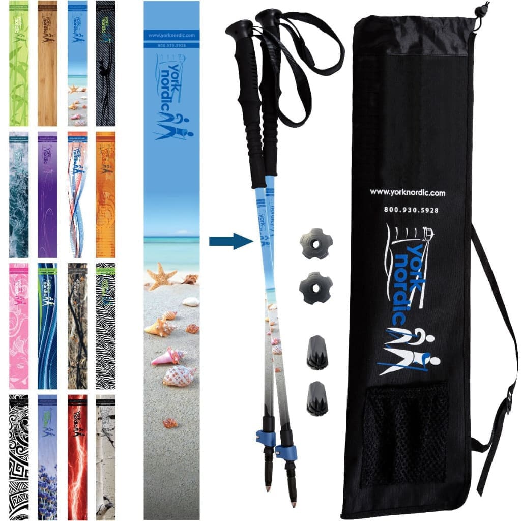 Official Casual Trek Hiking & Walking Poles | Heights Up To 6’2”