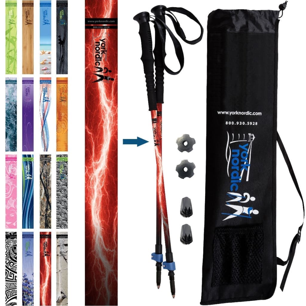 Official Casual Trek Hiking & Walking Poles | Heights Up To 6’2”
