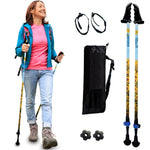 Motivator Walking Poles for Balance and Rehab | Patented Stability Grips | Lightweight, Adjustable, and Collapsible | Heights Up To 6'2"