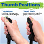 Motivator Walking Poles for Balance and Rehab | Patented Stability Grips | Lightweight, Adjustable, and Collapsible | Heights Up To 6'2"
