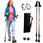 Motivator Walking Poles for Balance and Rehab | Patented Stability Grips | Lightweight, Adjustable, and Collapsible | Heights Up To 6'2"