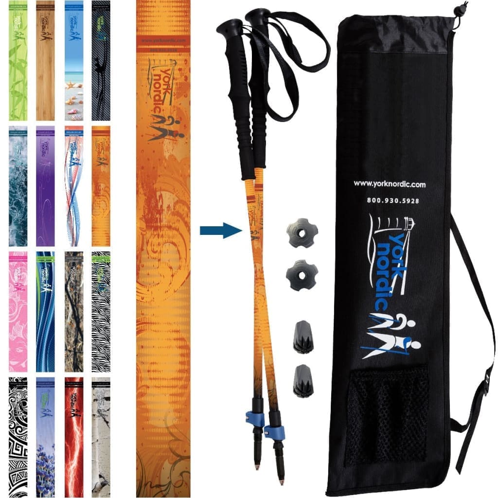 Official Casual Trek Hiking & Walking Poles | Heights Up To 6’2”