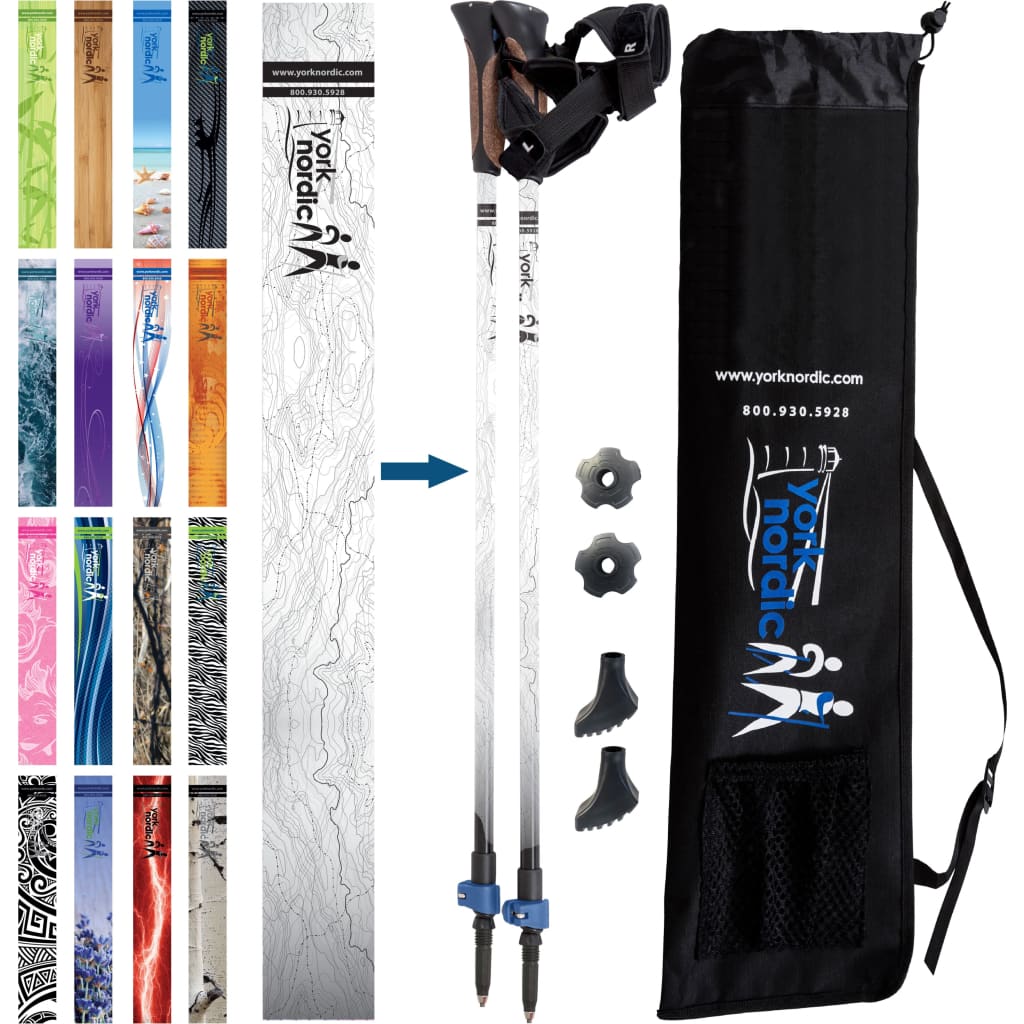 Official Nordic Walking Poles | Heights up to 6’2”