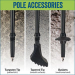Official Nordic Walking Poles | Heights up to 6’2”
