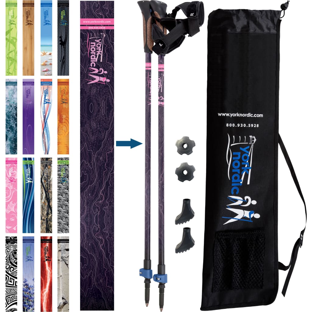 Official Nordic Walking Poles | Heights up to 6’2”