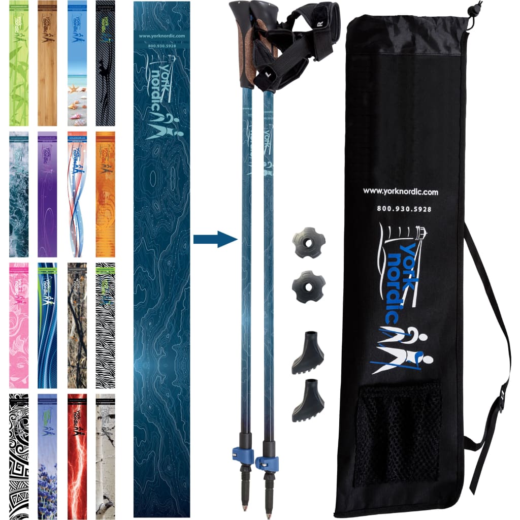 Official Nordic Walking Poles | Heights up to 6’2”